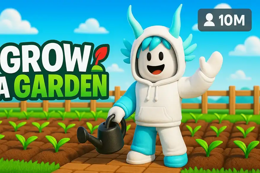 🌱 Grow a Garden en Roblox: el juego que está arrasando en popularidad y batiendo récords