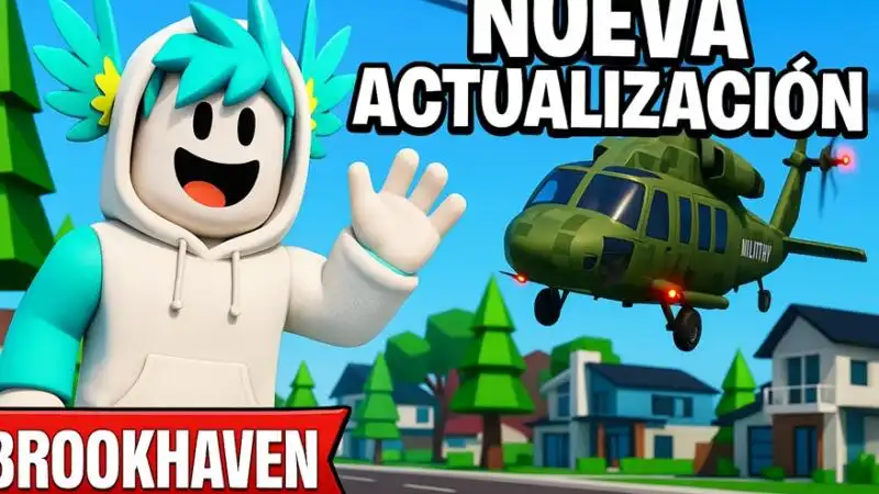 🚁✨ Nueva actualización en Brookhaven Roblox: helicópteros, herramientas militares y mejoras en los controles del hogar