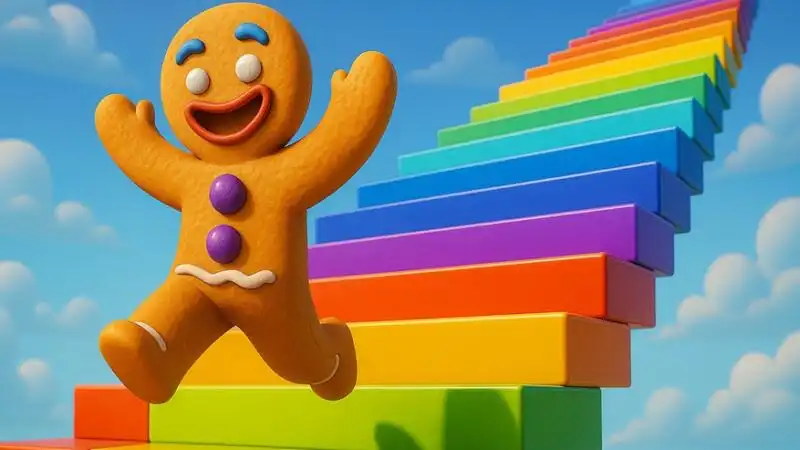 Explora el mundo colorido de Obby Parkour Fácil en Roblox