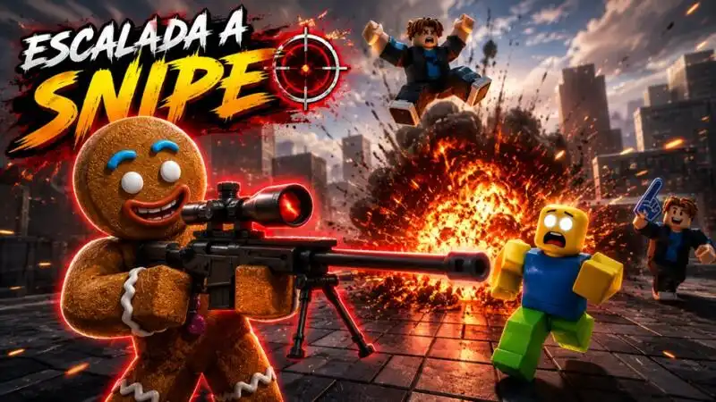 Escalada a Snipe recibe una nueva actualización y ya se convirtió en uno de los juegos más caóticos de Roblox