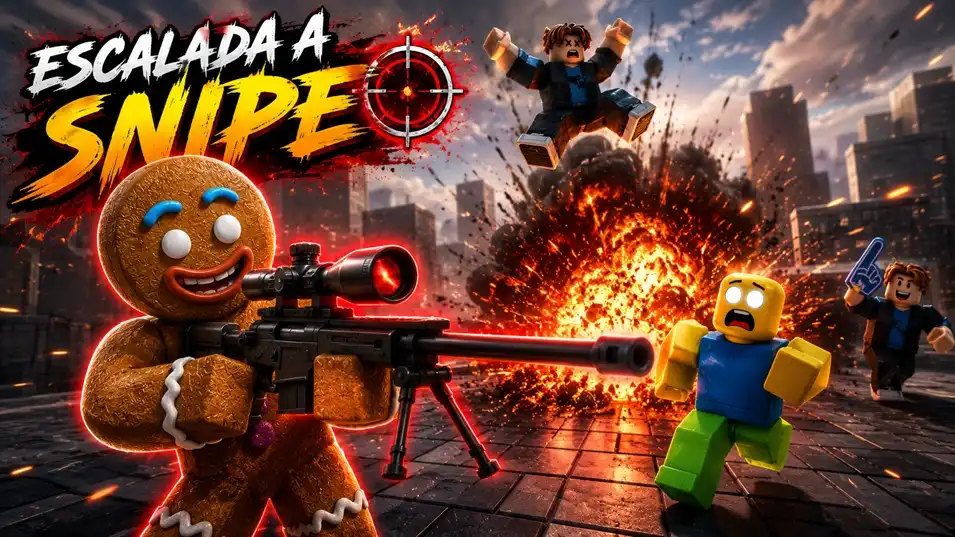 Escalada a Snipe recibe una nueva actualización y ya se convirtió en uno de los juegos más caóticos de Roblox