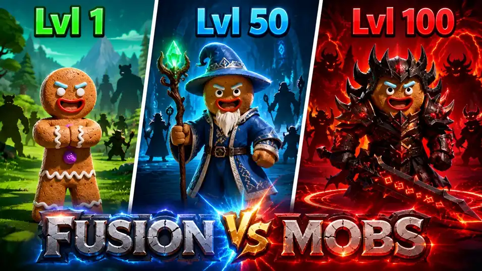Fusion vs Mobs mezcla estrategia, combate y evolución en una experiencia muy adictiva